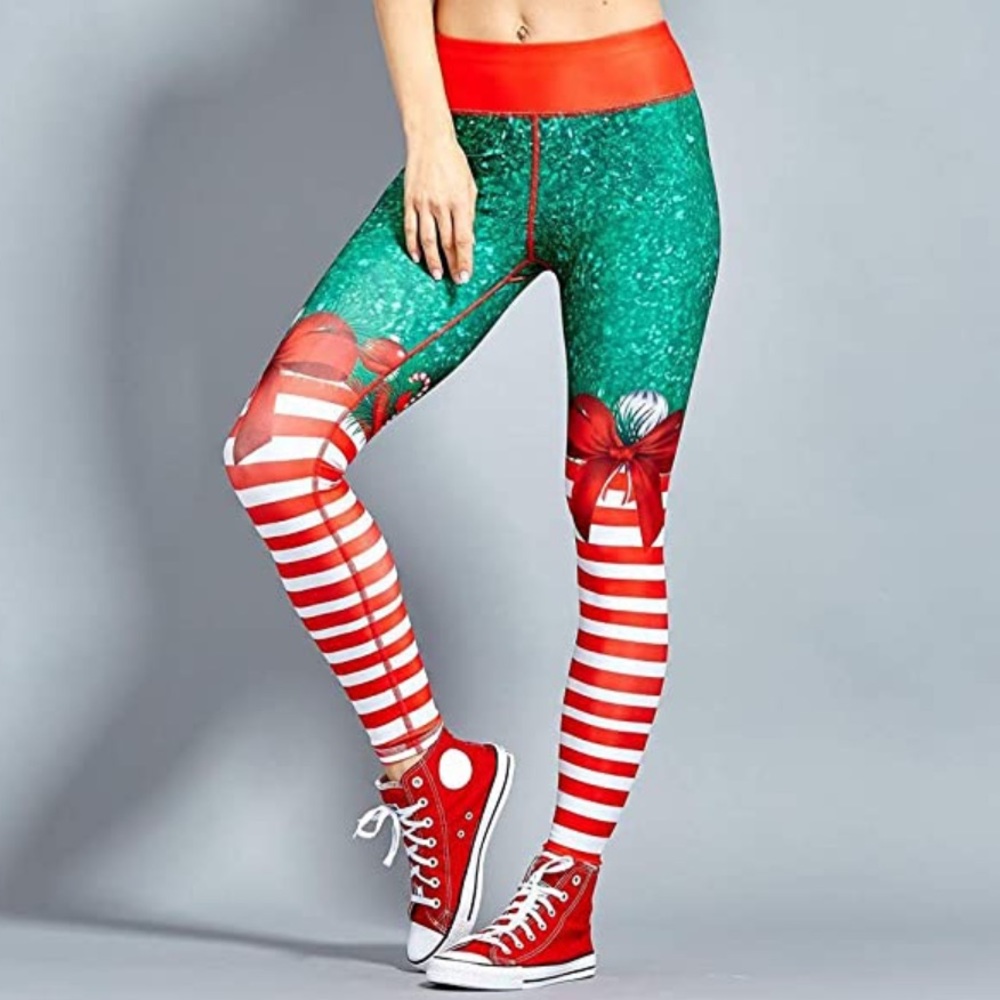 Super Fun & Comfortable Holiday Season Leggings - Picture 3 of 7